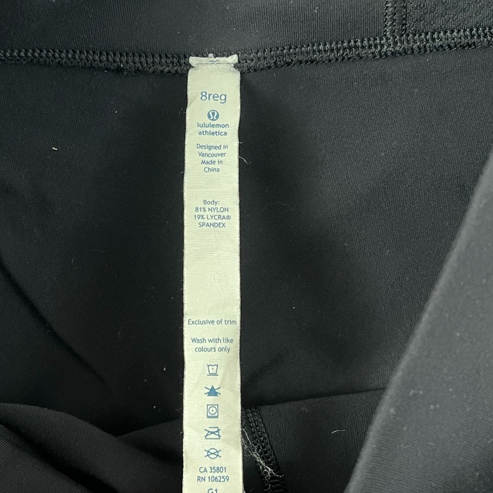 Lululemon Flare Wide Leg Leggings Pants Size 8 Reg - Picture 7 of 10
